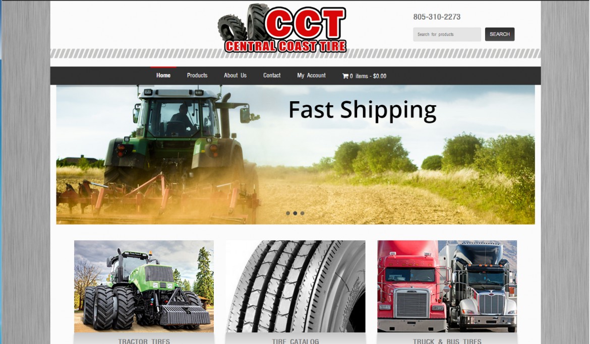 Central Coast Tire Website Development